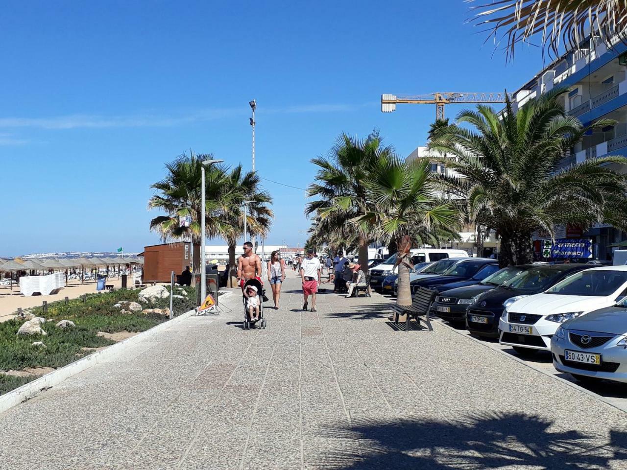 ABMAR- Por-do-sol, Vista mar, Remodelado, Wifi, 80mt Praia Quarteira Exterior foto